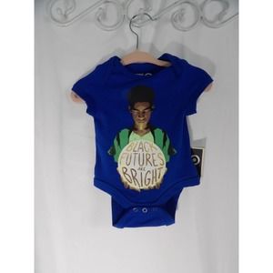 Black History Month Baby Bright Futures Bodysuit - Blue  Size NB